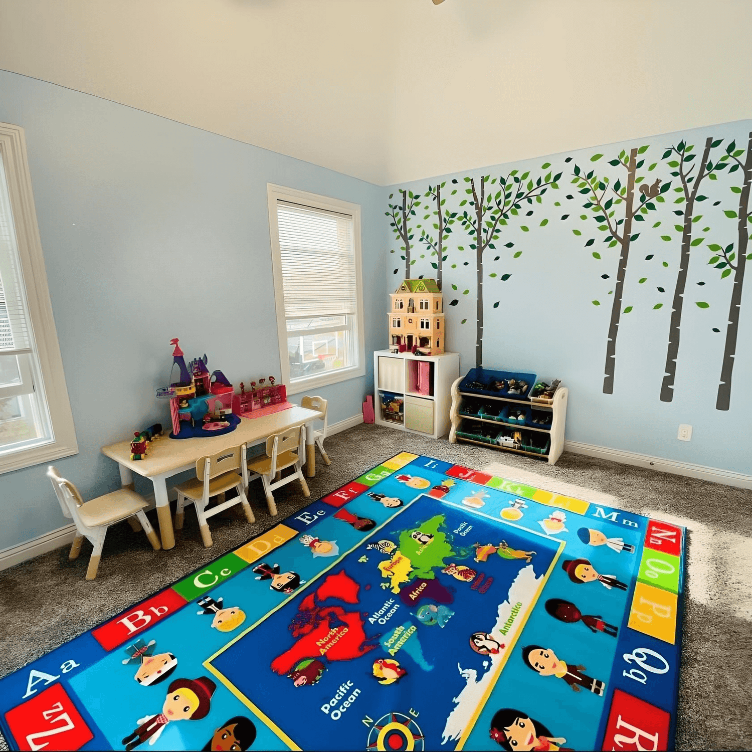 Choosing Kids' Rug Sizes: Based on Room Size, Furniture Arrangement