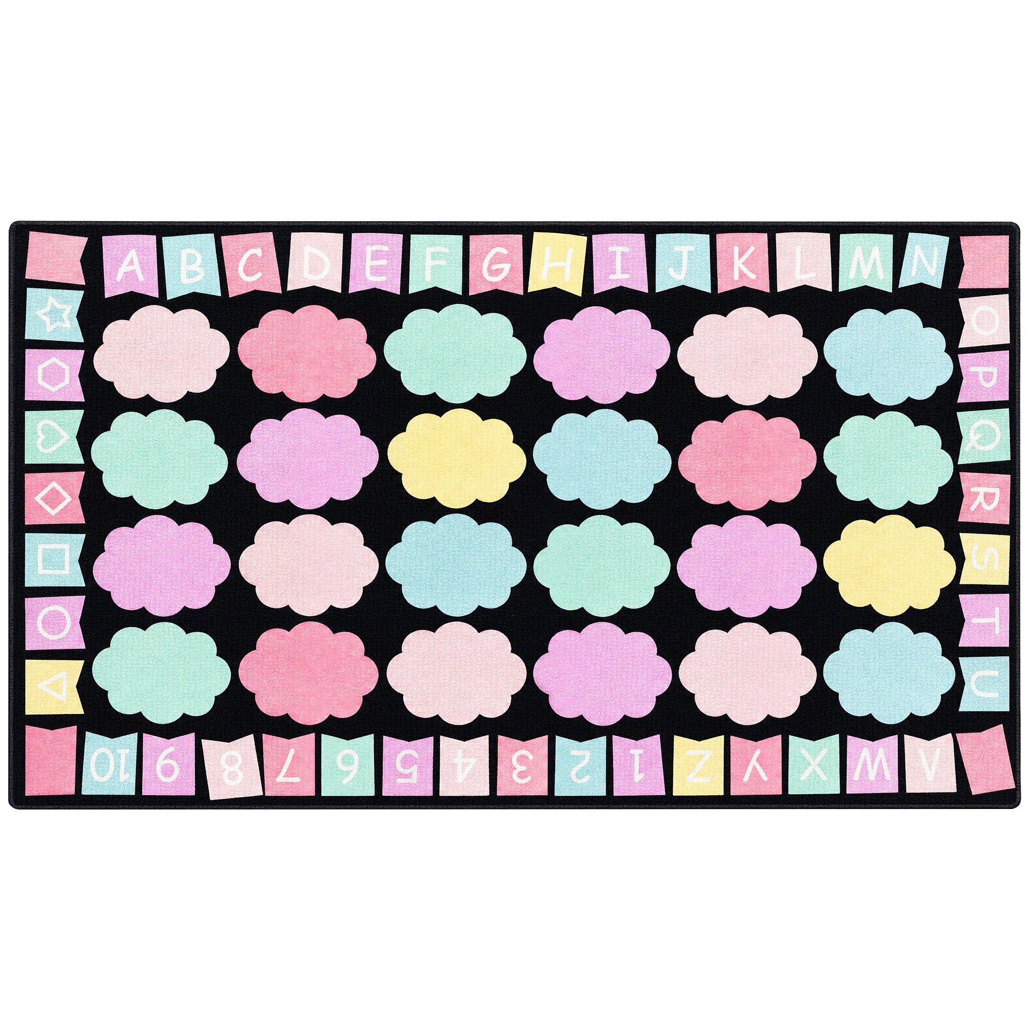 Pastel Cloud Classroom Rug