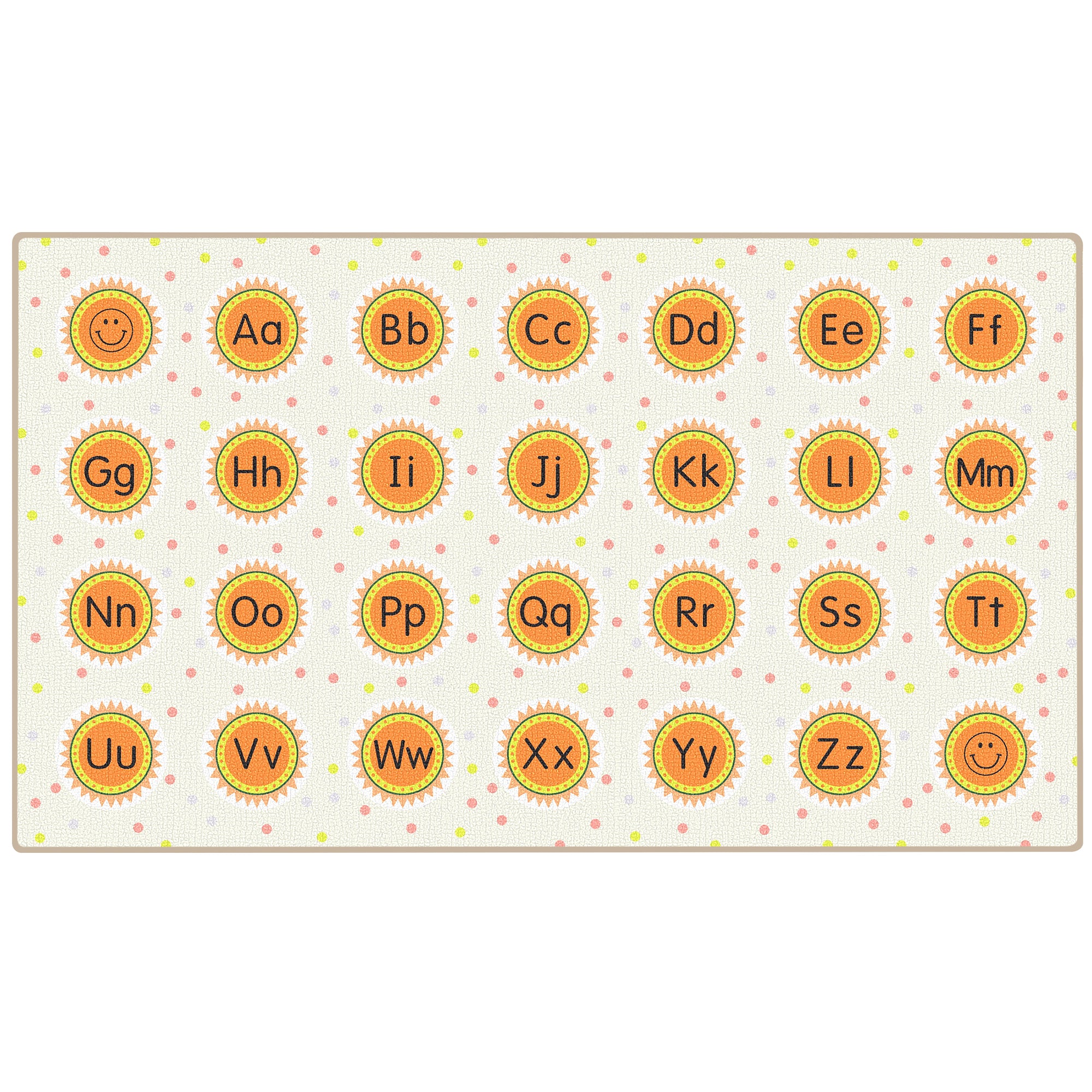 Sunshine Alphabet Classroom Rug