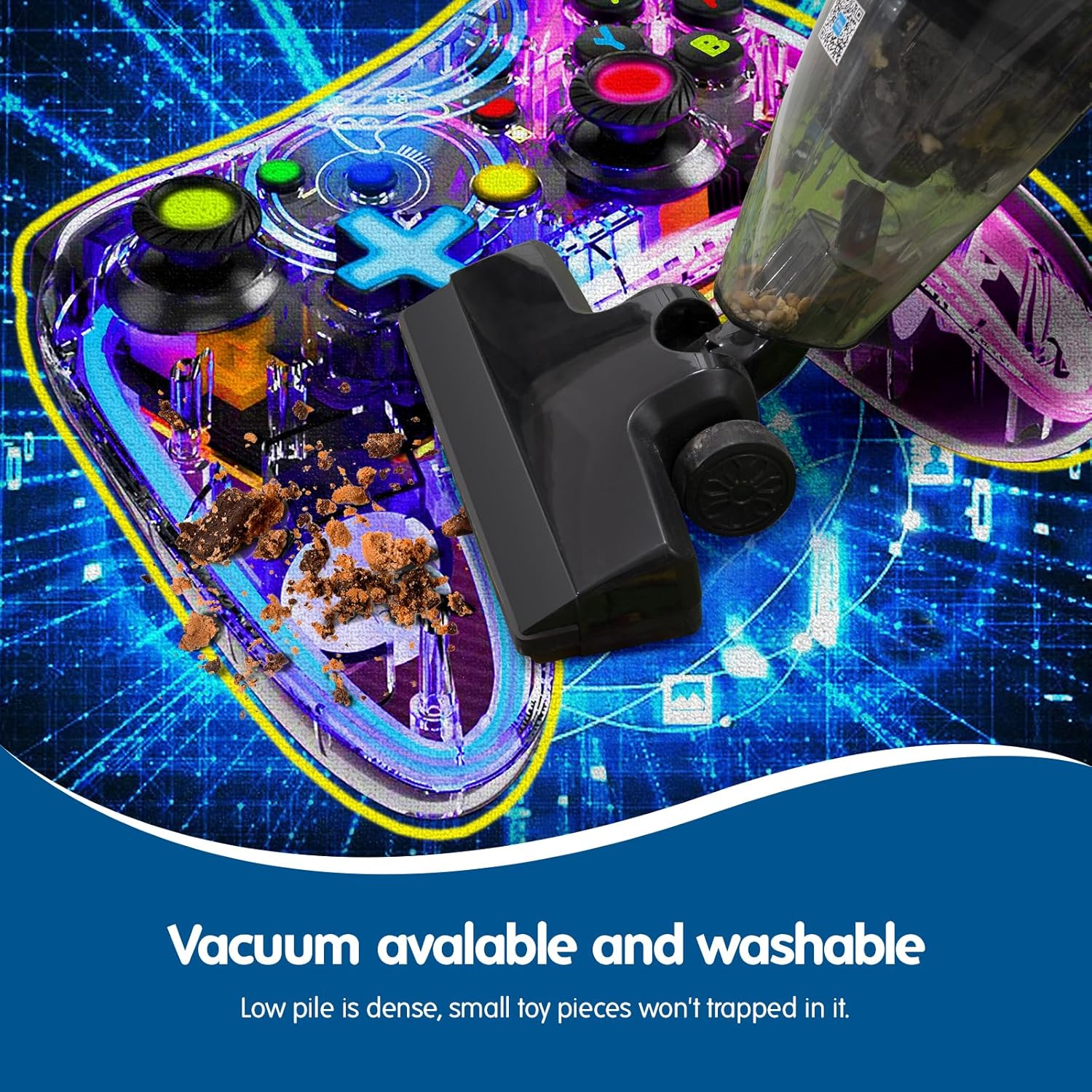 3D Game Controller Decor Kids Rug