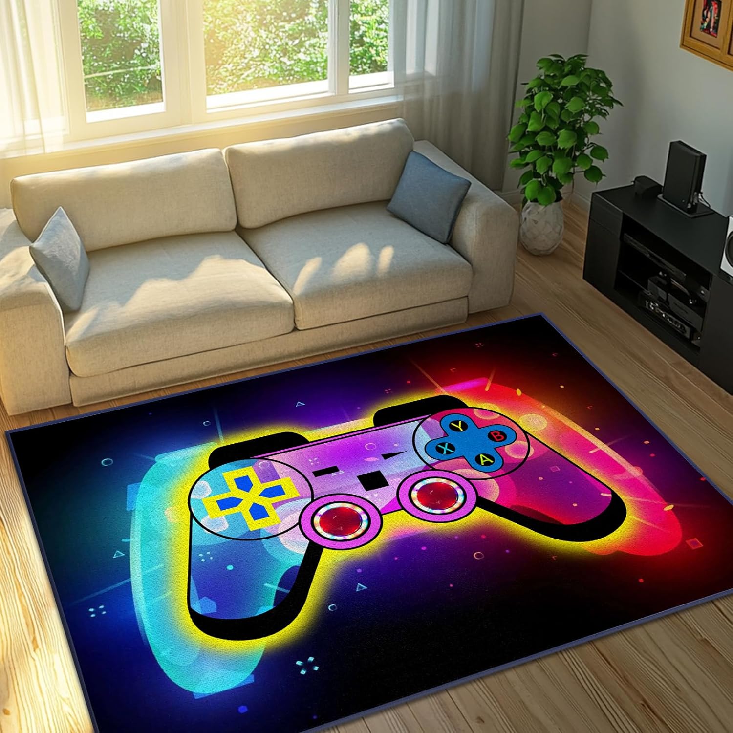 Game Controller Room Decor Kids Rug
