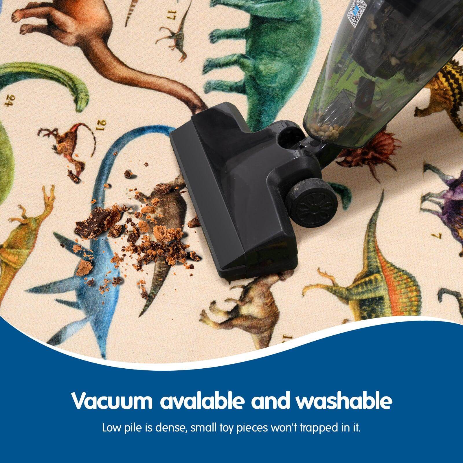 Booooom Jackson Dinosaur Rug Kids Rug 59X39 Area Rug Educational Rug for Playroom Nursery Classroom and Bedroom 05