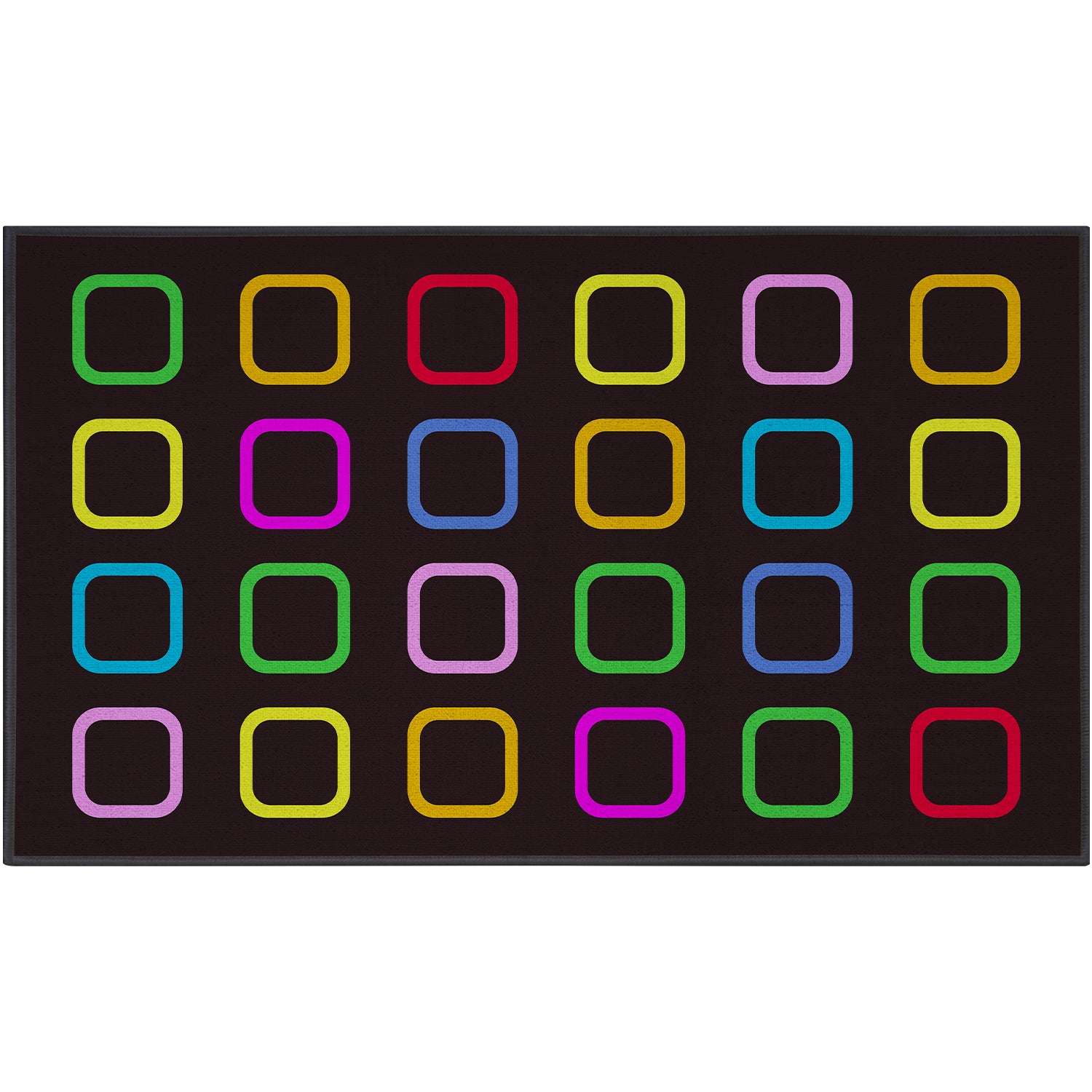 Colorful Squares Classroom Rug By Booooom Jackson