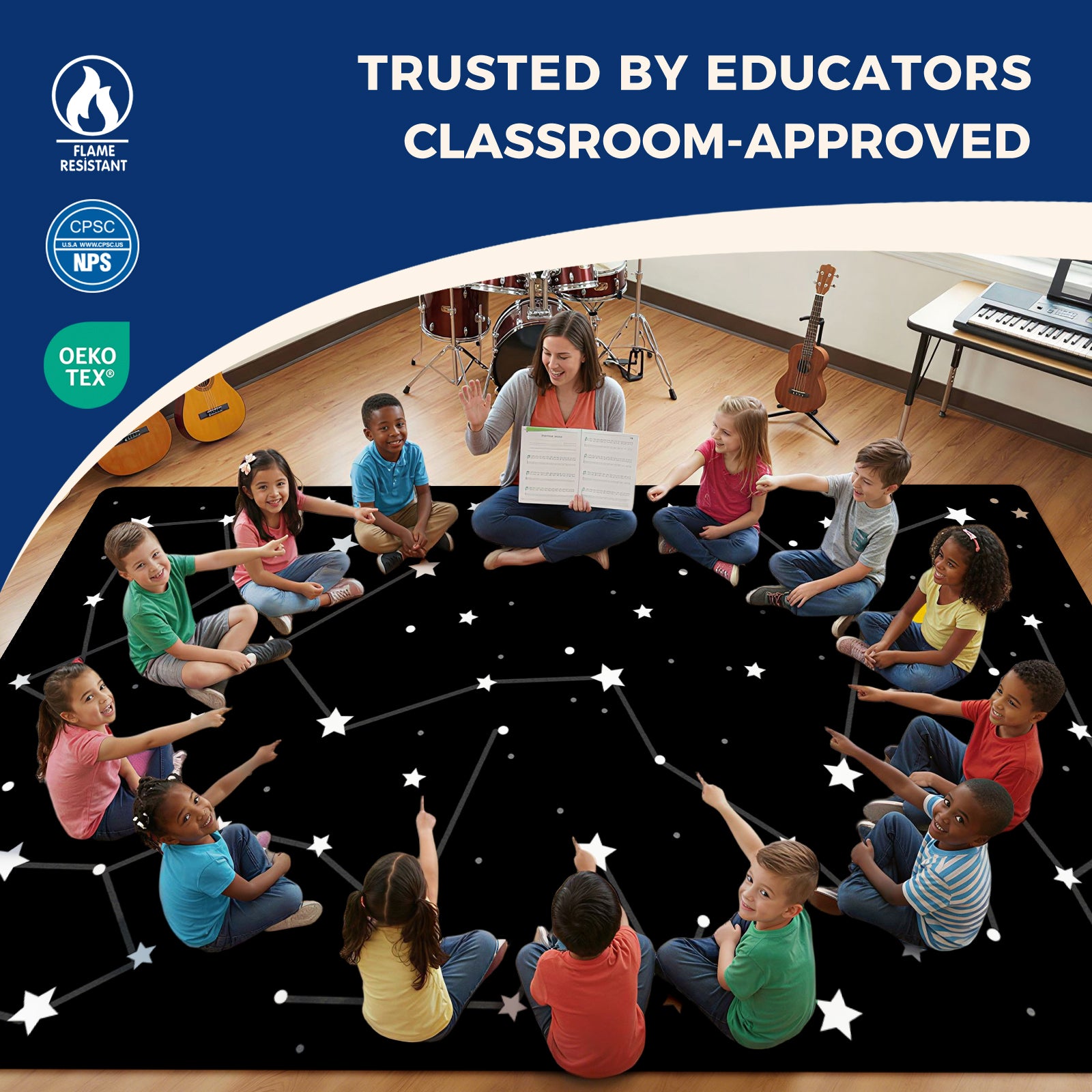 Constellation Classroom Rug