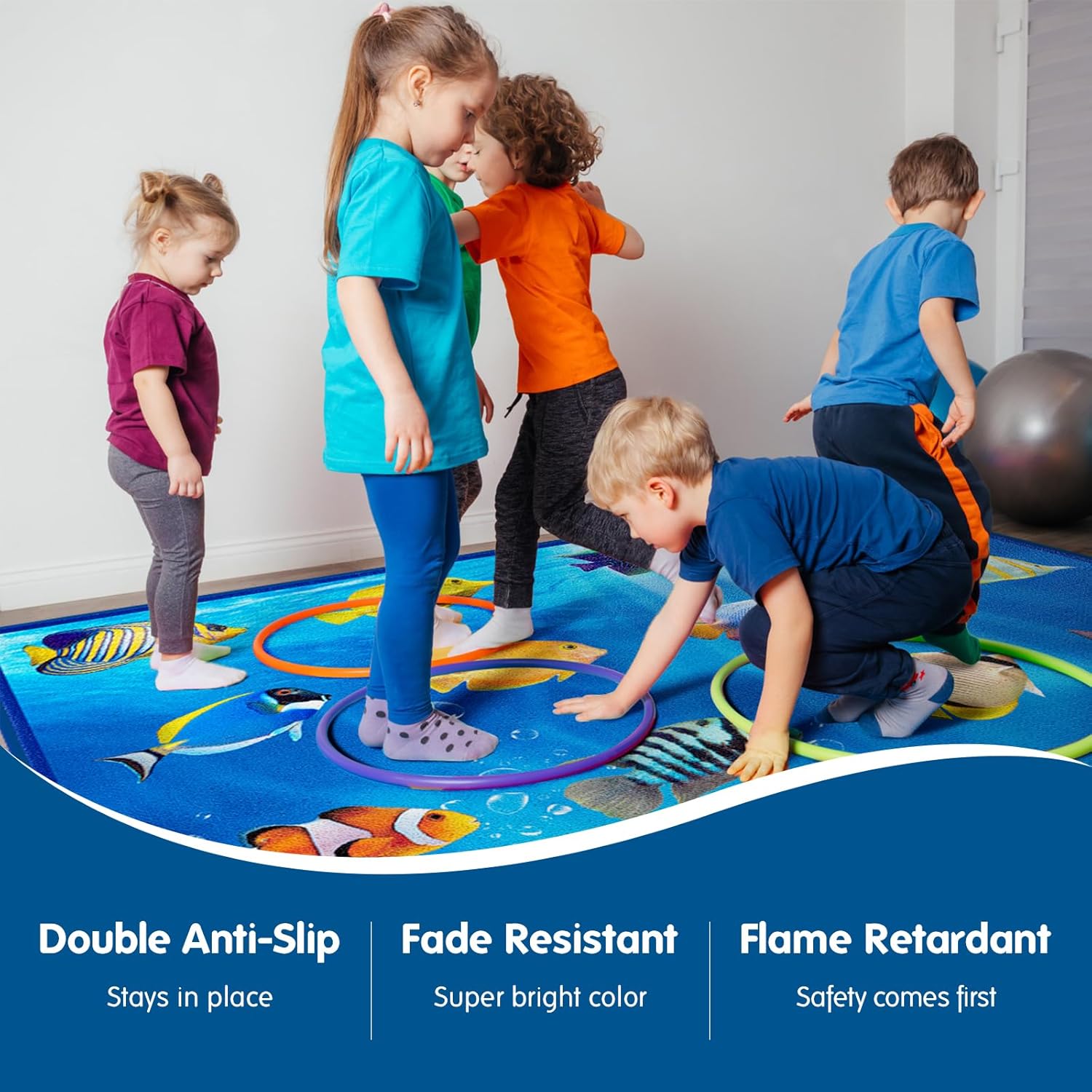 Nature-Themed Classroom Sensory Rug By Booooom Jackson