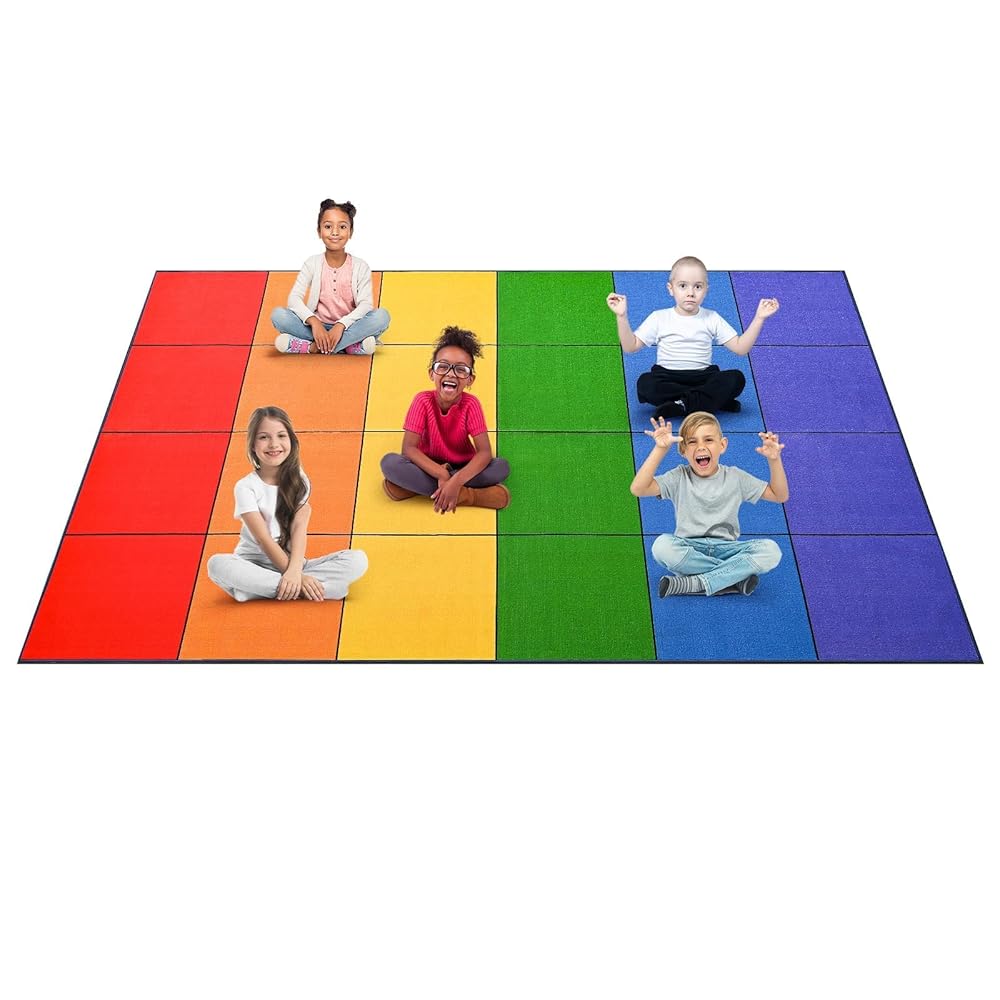 Rainbow Classroom Rug