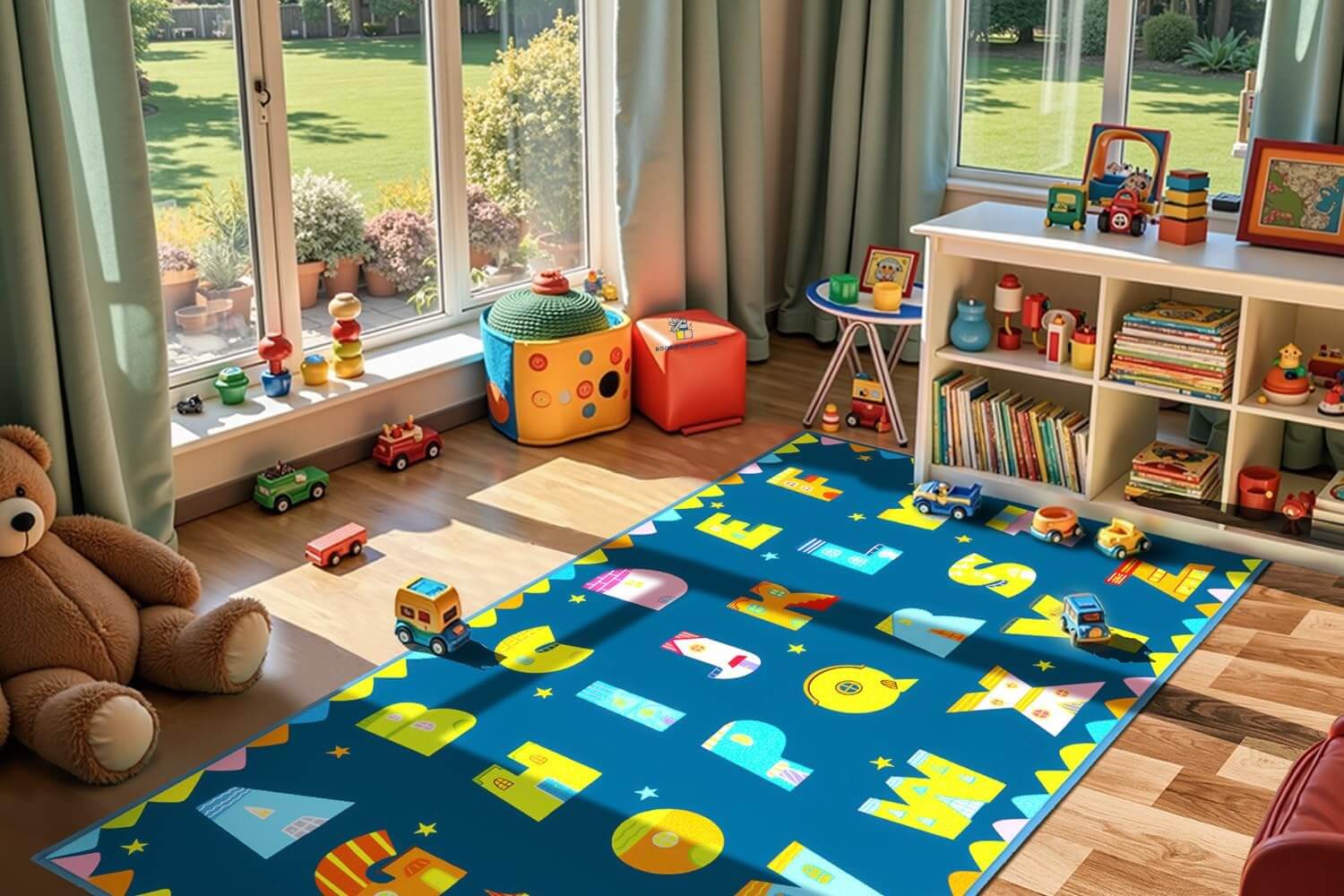 Sensory Paths and Learning Maps: Interactive Carpet Designs for Active Minds