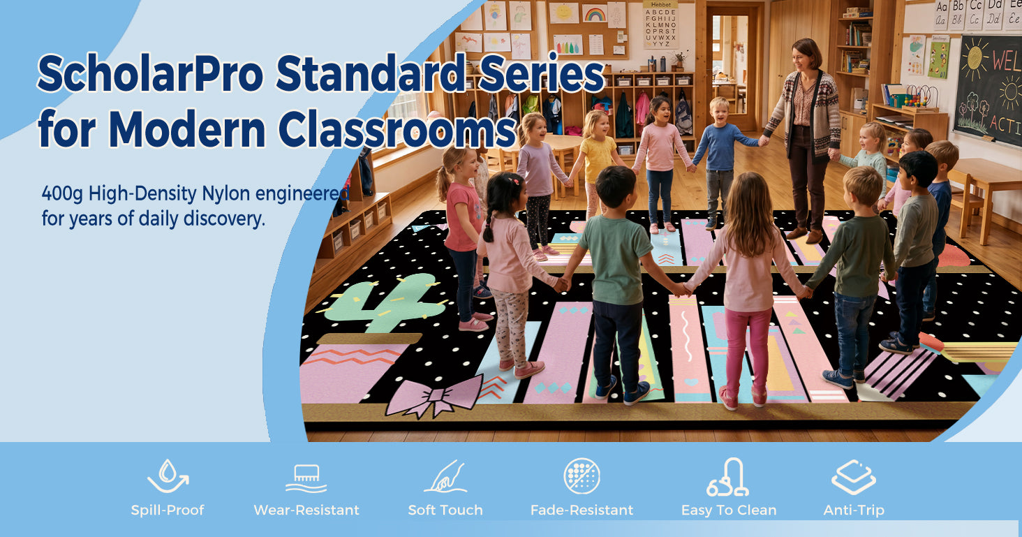 Reading Corner Classroom Rug classroom rug scene image 1