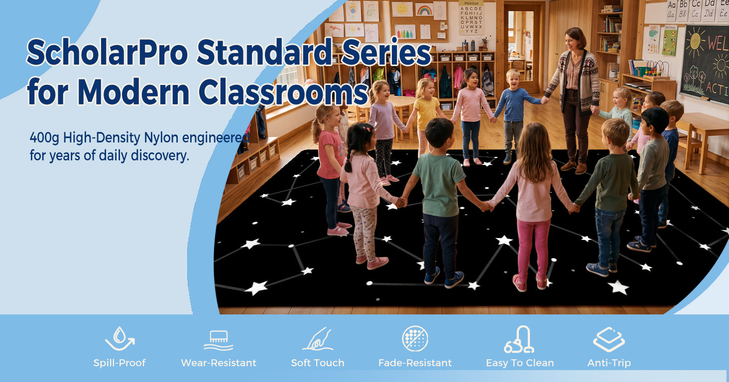 Constellation Classroom Rug classroom rug scene image 1