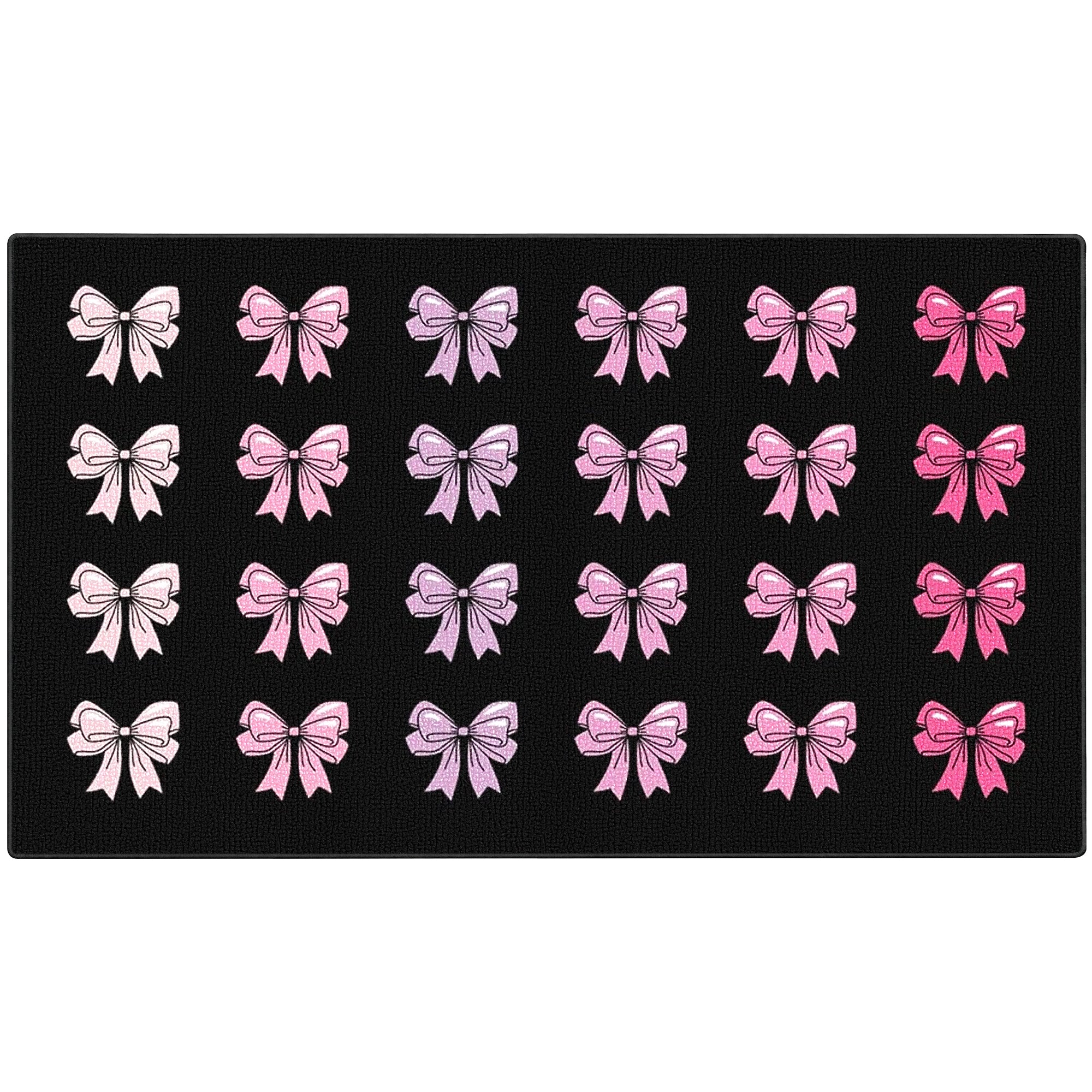 Pink Bow Classroom Rug