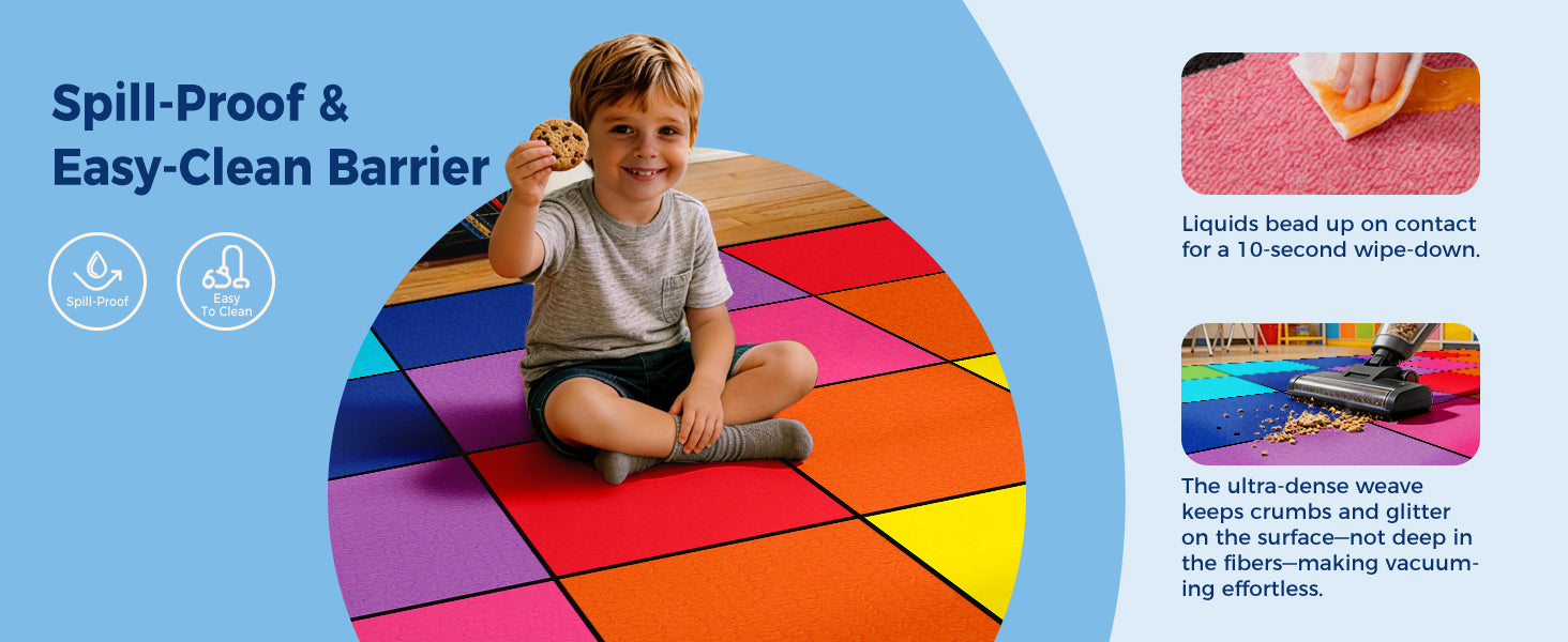 Color Block Classroom Rug classroom rug scene image 5