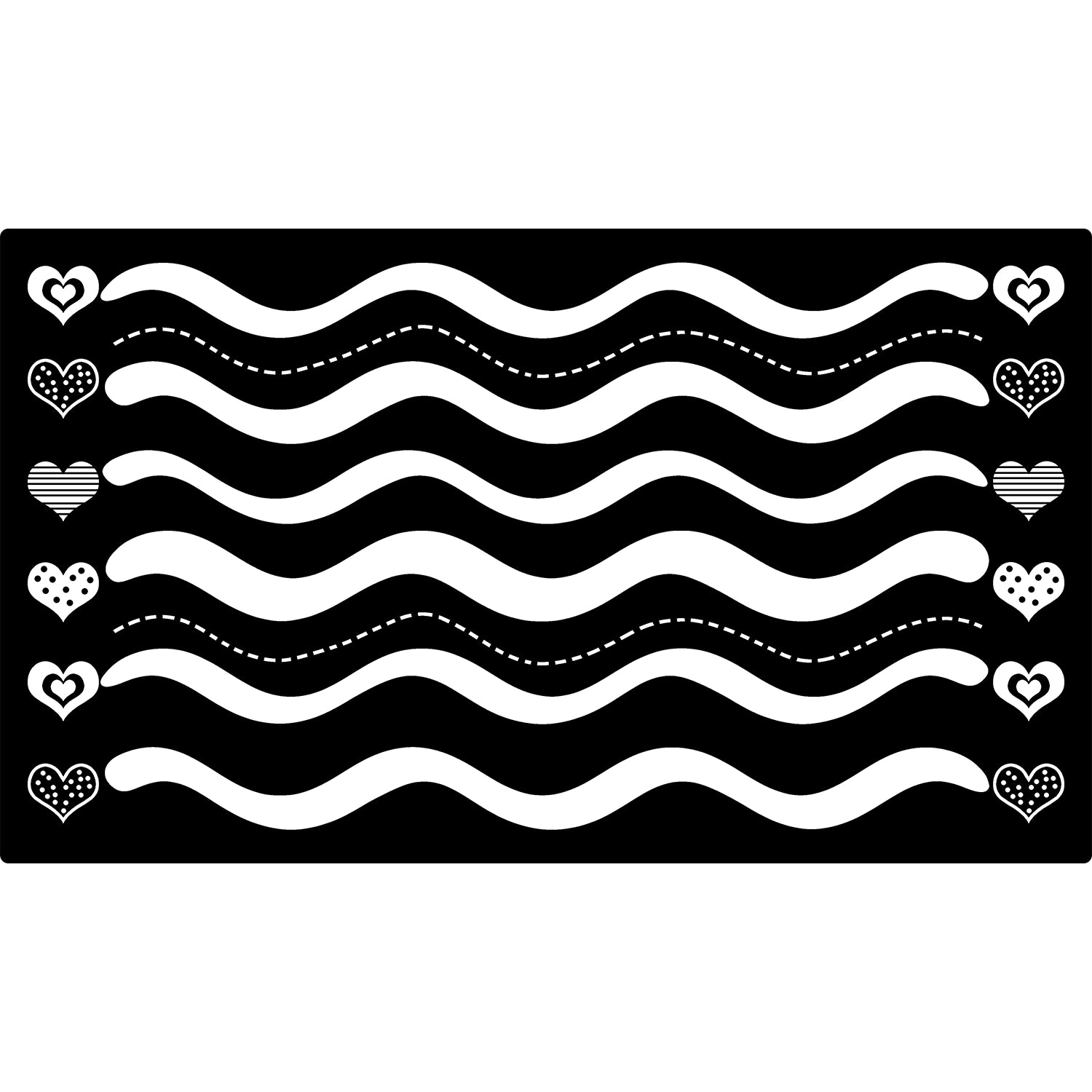 Classroom Rug Stain Resistance black & white simplicity By Booooom Jackson