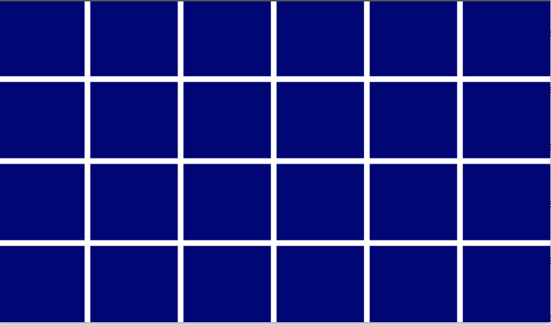 24-Seat Navy Blue Grid Classroom Seating Rug