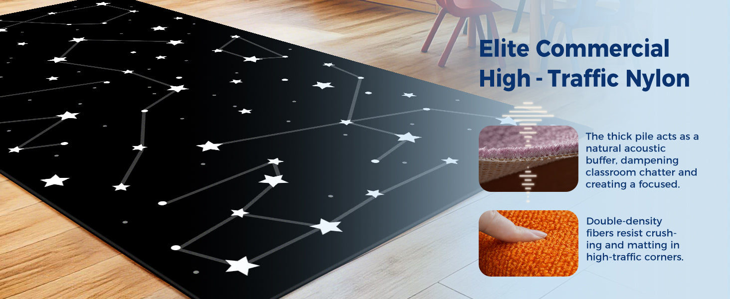 Constellation Classroom Rug classroom rug scene image 2