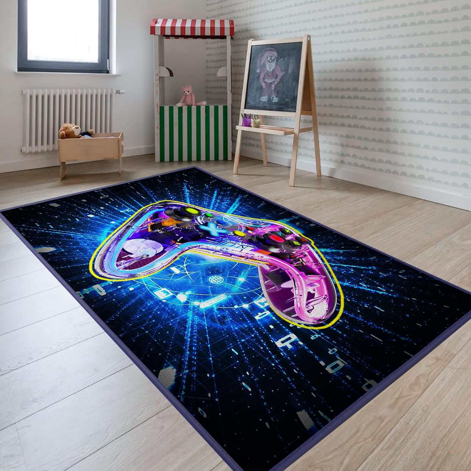 3D Game Controller Decor Rug