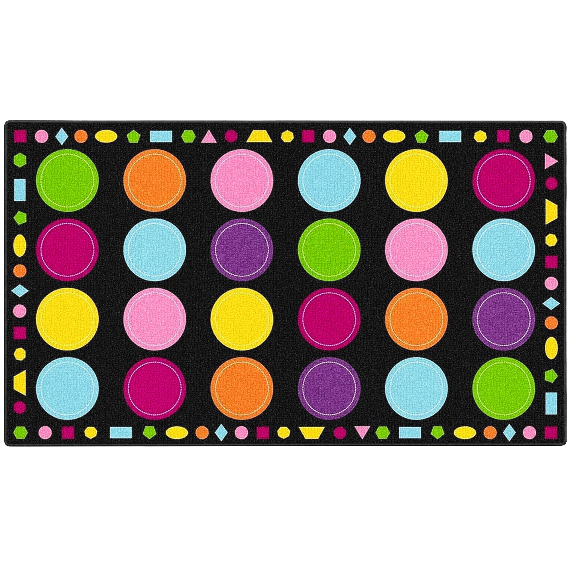 Pastel Macaron Classroom Rug