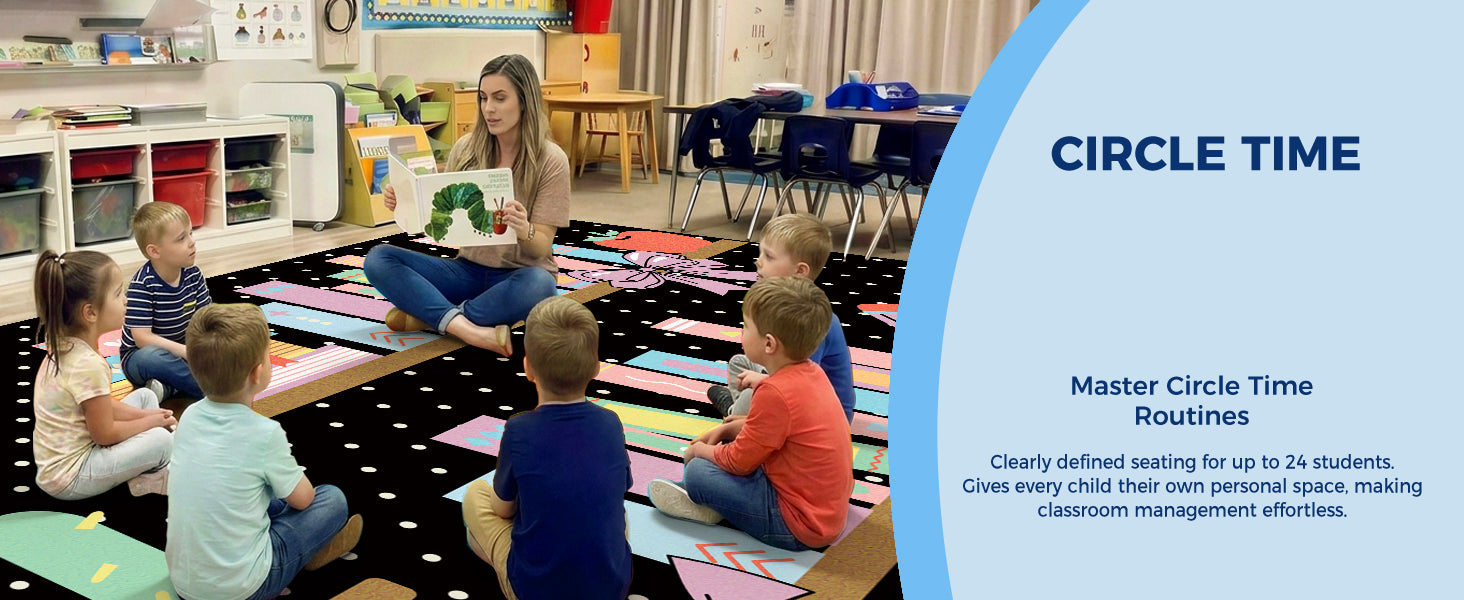 Reading Corner Classroom Rug classroom rug scene image 8