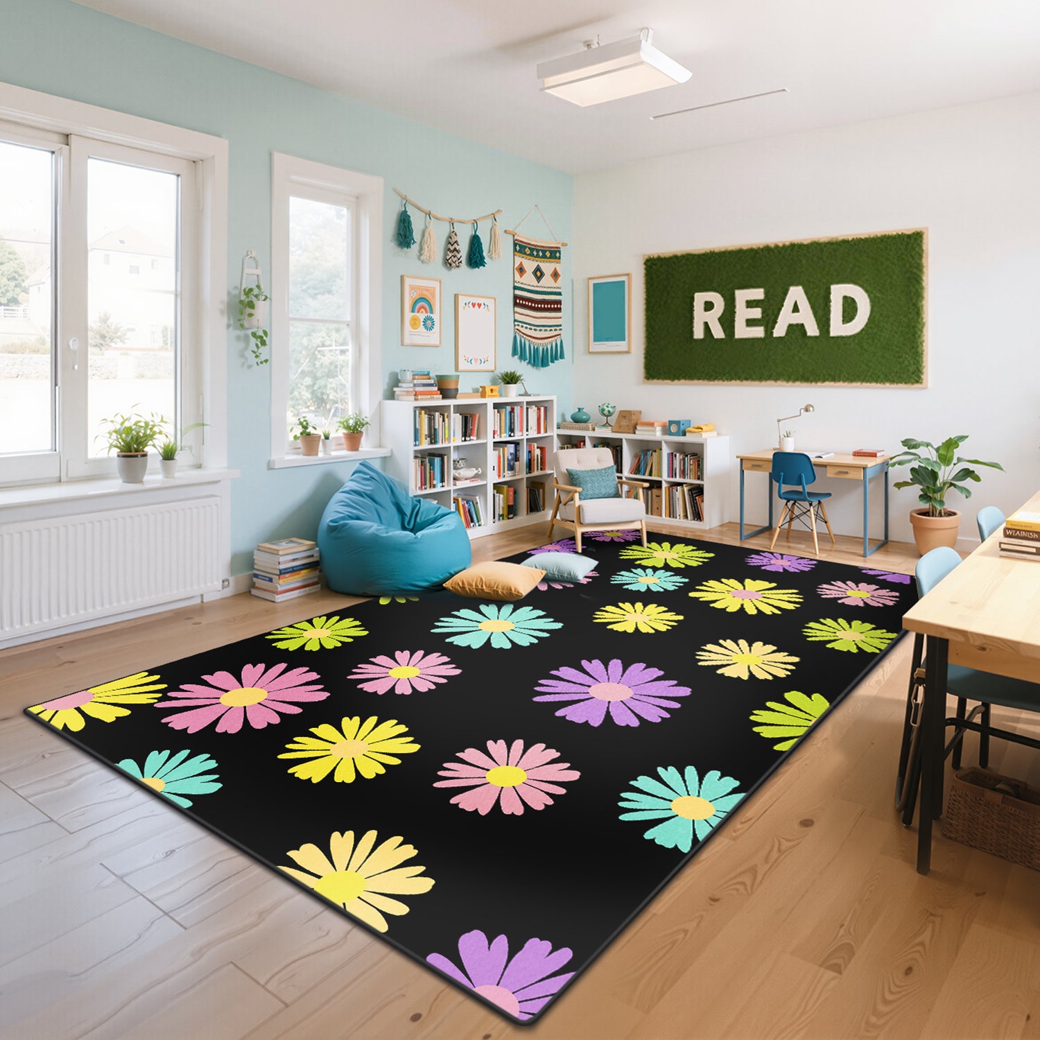 Classroom Rug Stain Resistance Girl Style By Booooom Jackson