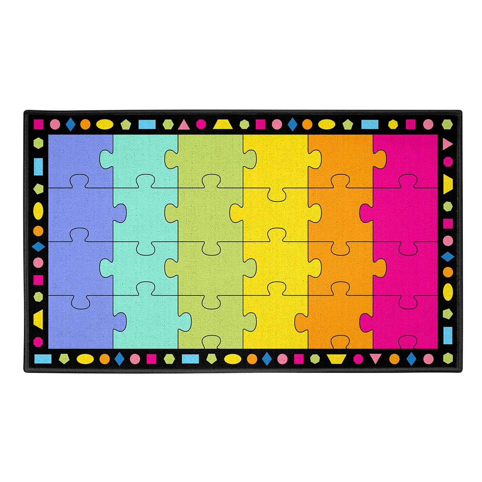 Colorful Seating Classroom Activity Rug-Boom Puzzle 09