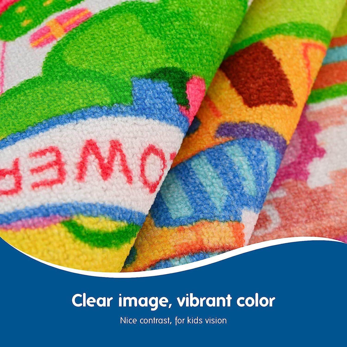 Booooomm Booooom Jackson Kids City Park Rug 59x39”Pink Play Mat Children ...