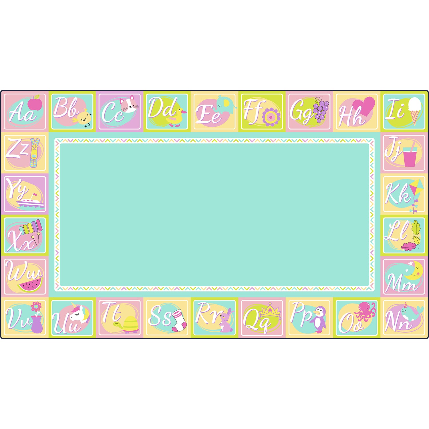 Classroom Rug Stain Resistance Alphabet Seating By Booooom Jackson