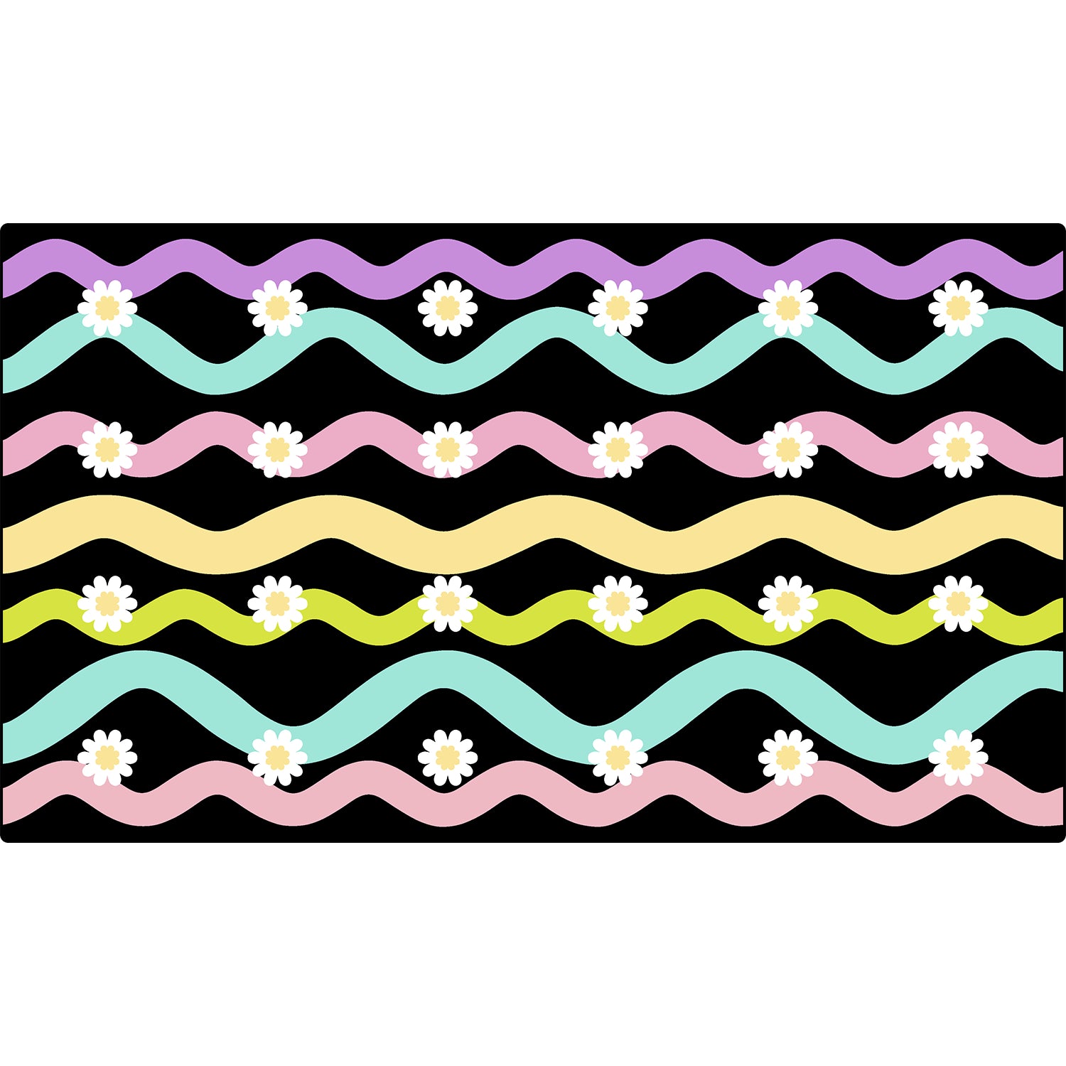 Classroom Rug Stain Resistance Wave Pattern By Booooom Jackson