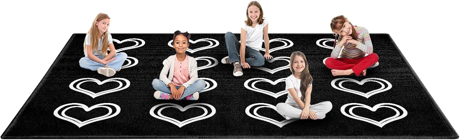 Heart-shaped Clam Classroom Carpet
