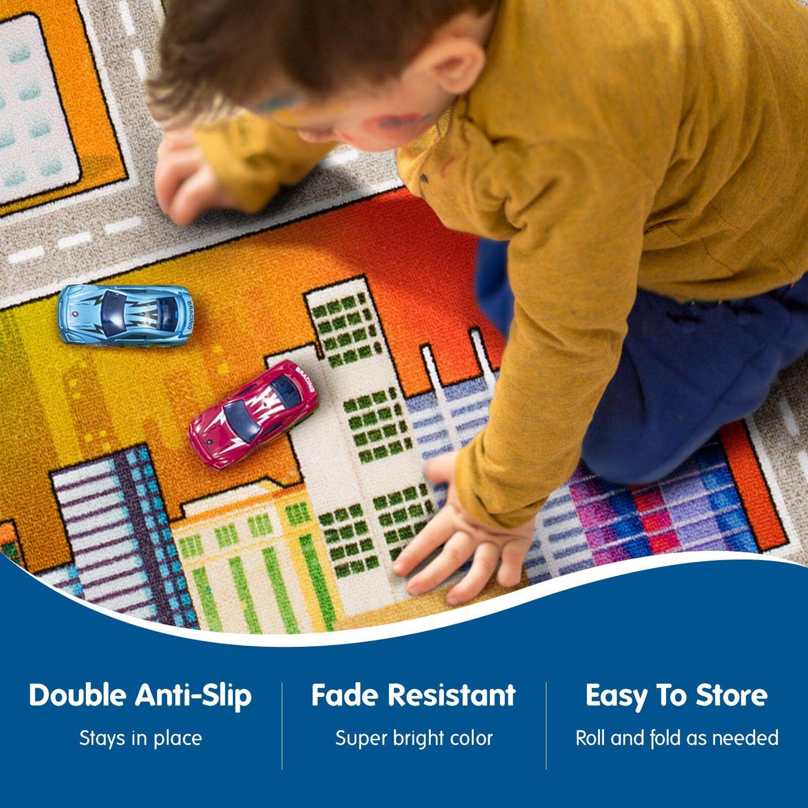 79”x59“-79"x39"-59"x31 Children Educational Road Traffic Themed Town Play Carpet-Boooooom Jackson Carpet Cheap Kids Rugs For Playroom and Bedroom 02