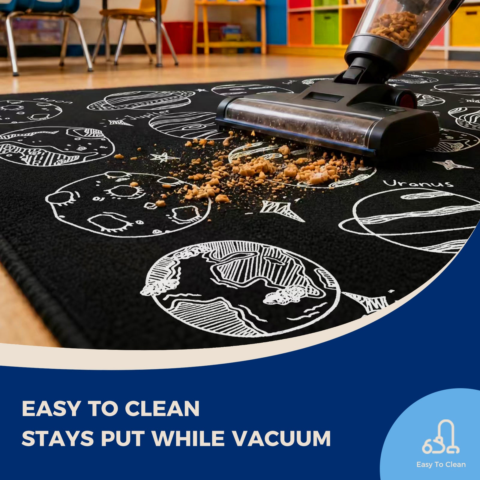 20-Seat Solar System Classroom Rug
