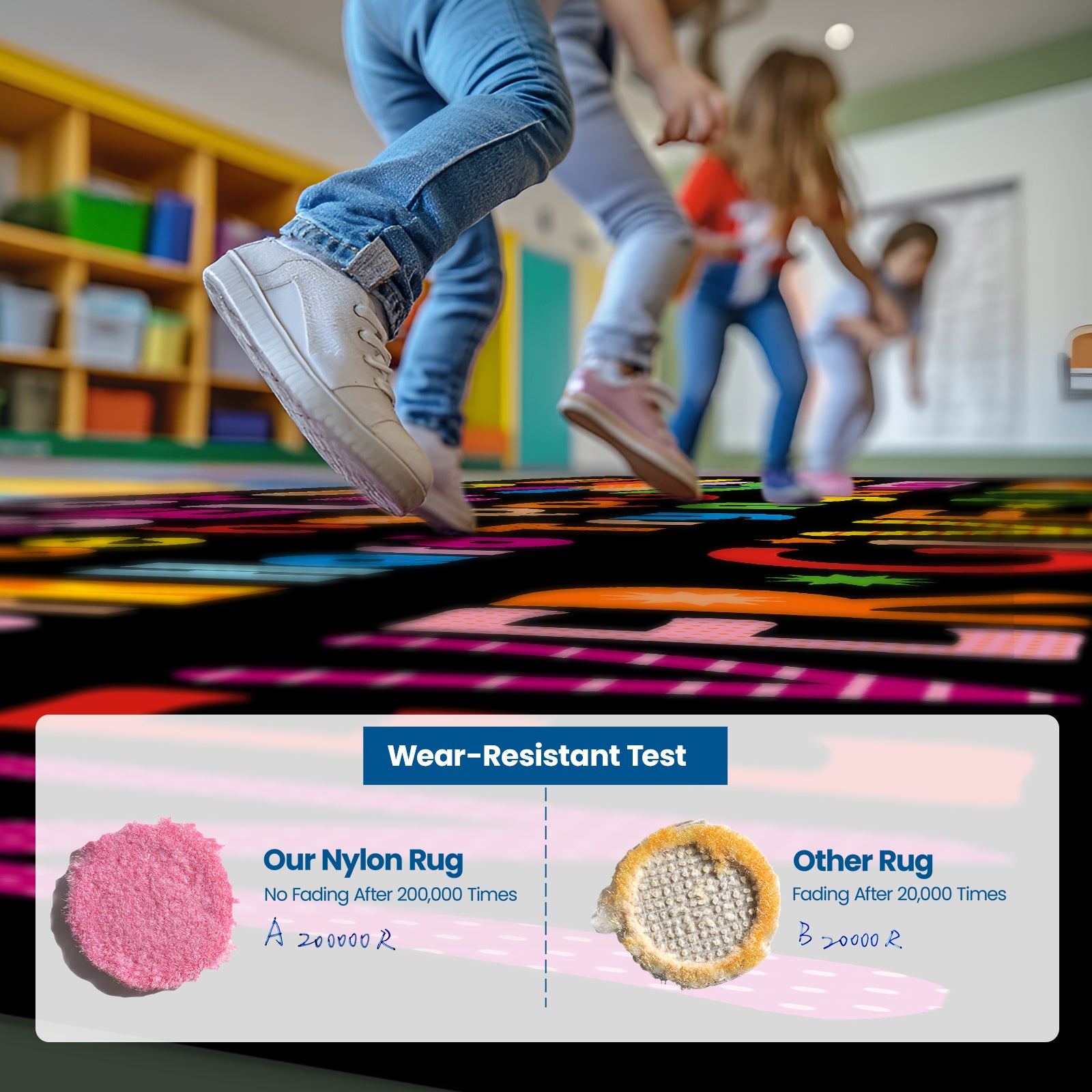Classroom Rug Stain Resistance Encouraging Phrases By Booooom Jackson