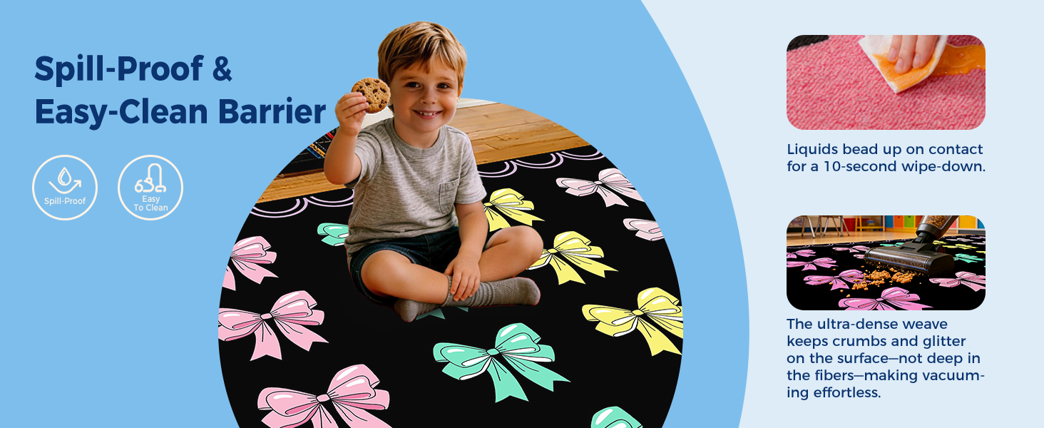 Scalloped Bow Classroom Rug classroom rug scene image 2