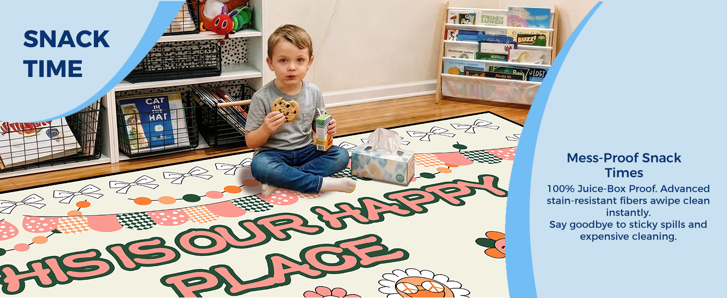 Our Happy Place Classroom Rug classroom rug scene image 9