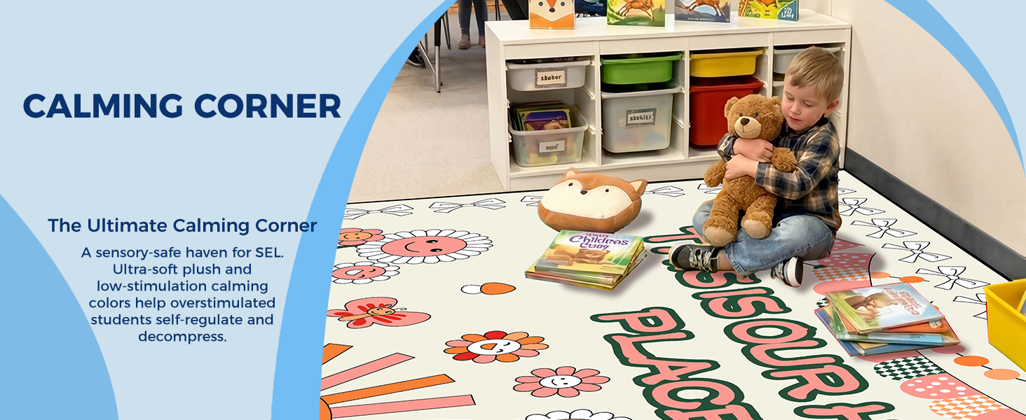 Our Happy Place Classroom Rug classroom rug scene image 10