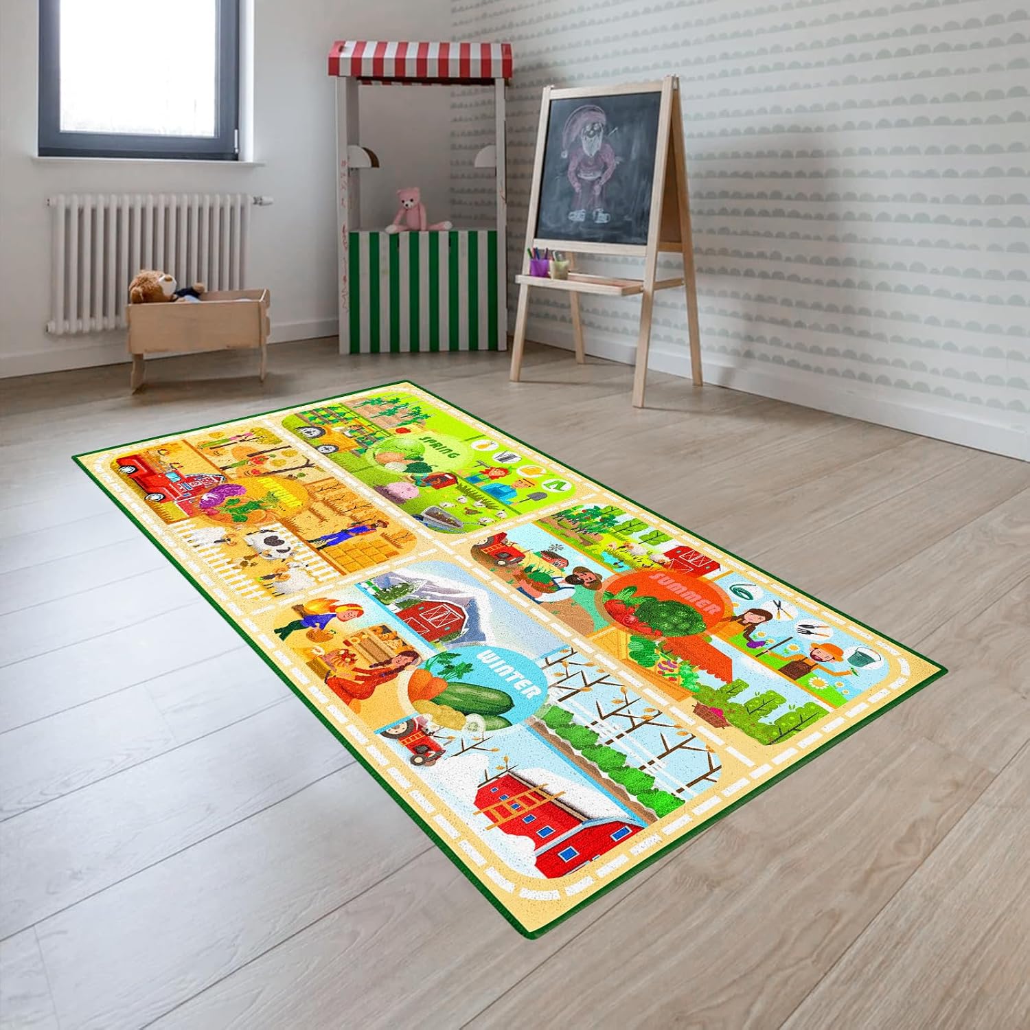 Farm Seasons Series Kids Educational Play Mat